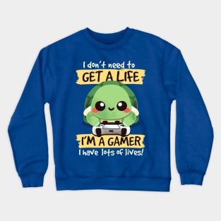 Gamer turtle Crewneck Sweatshirt